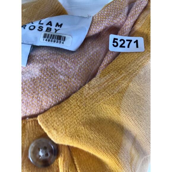 10 Crosby Derek Lam Aurelia Shirtdress Open Back Striped Orange Pink White L - Picture 10 of 10